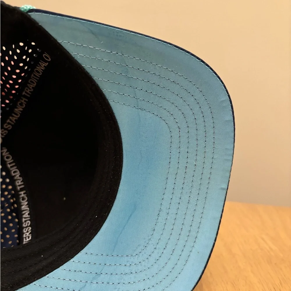 Whataburger Men's Navy Blue Rope-Trim Snapback Hat